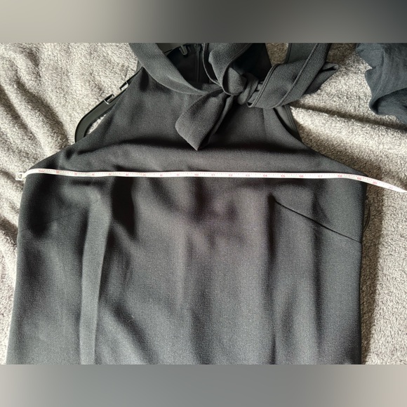 Vince Camuto crepe bow neck shift dress, NWT Size 14, black - Picture 7 of 7